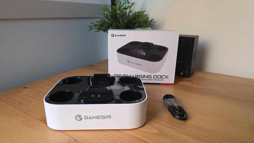 GameSir DualSense PS5 Controller Oplaadstation - Dual Sense, Ophalen of Verzenden, Zo goed als nieuw, Voeding, Oplader of Kabel