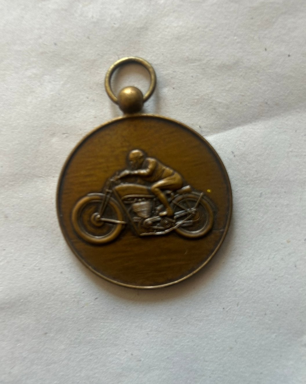 Bronzen medaille ZZ race jaren ‘40, Postzegels en Munten, Penningen en Medailles, Ophalen of Verzenden, Brons
