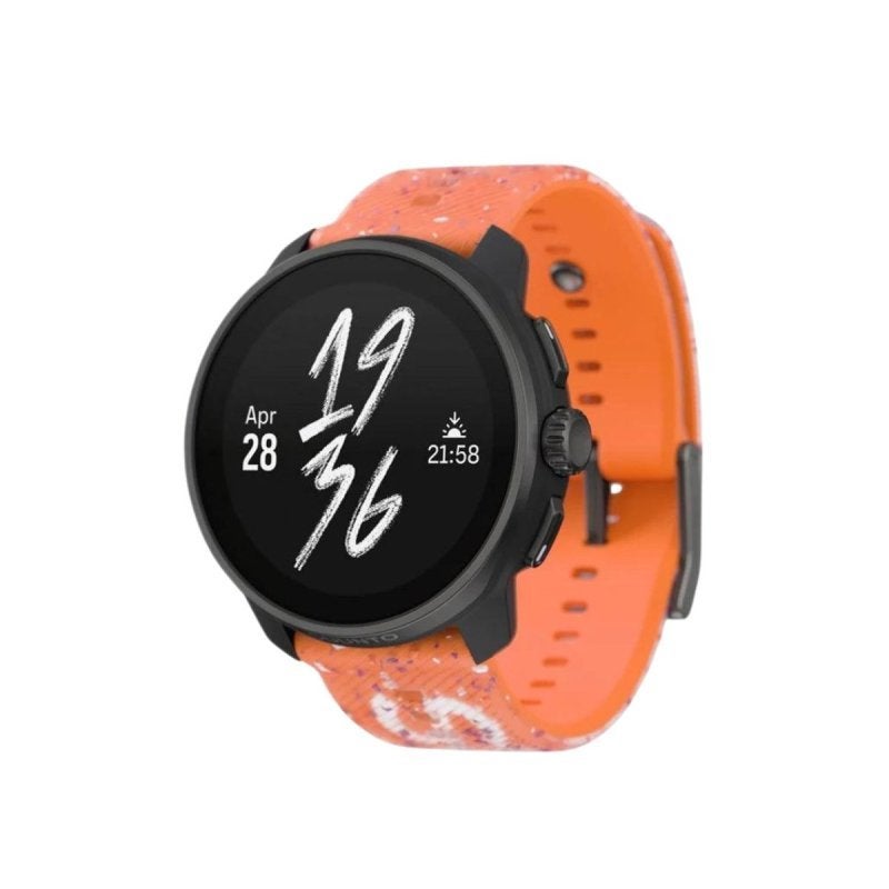 Suunto Race S Oranje Paars Horloge 45mm, Overige merken, Overige materialen, Mailto:support@suunto.com, Polshorloge