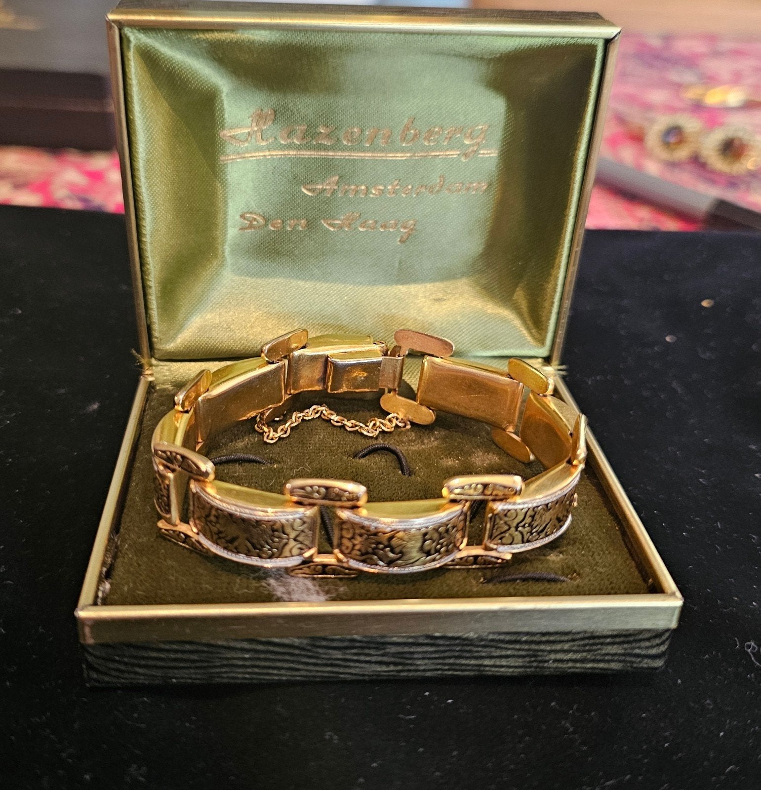Spaanse Toledo Damascene armband, Ophalen of Verzenden, Zo goed als nieuw, 17 tot 18, Dame