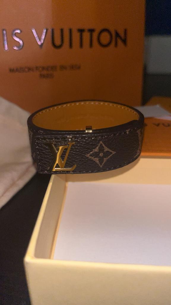 Louis Vuitton slim bracelet - Men, Ophalen of Verzenden, Nieuw, Bruin, Leer