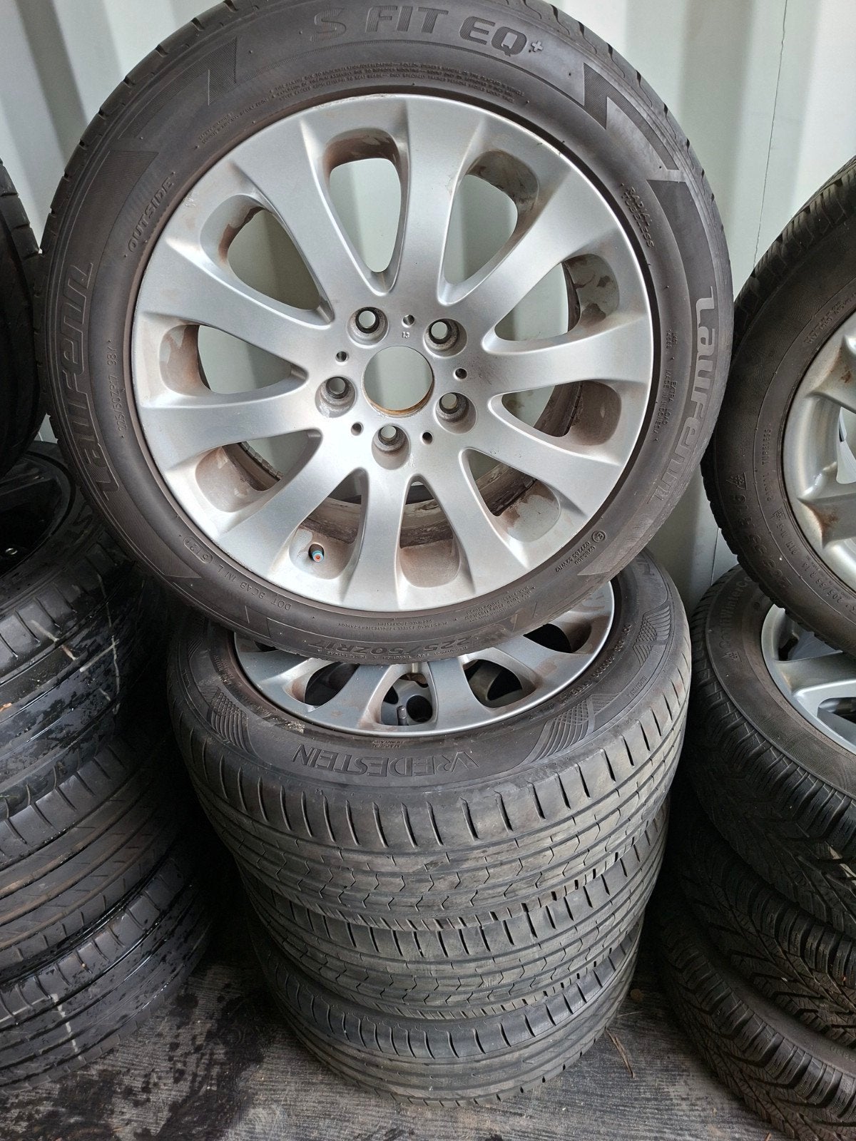 BMW X1 wielen zeer goede staat, Auto-onderdelen, Banden en Velgen, Gebruikt, Velg(en), 17 inch, Terreinwagen