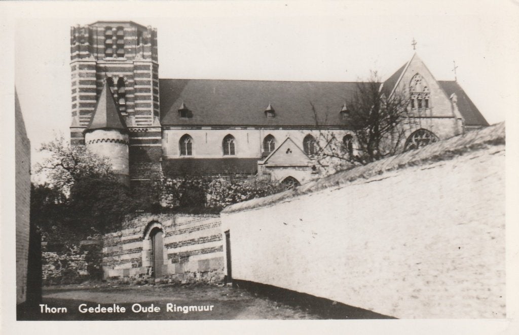 THORN Gedeelde Oude Ringmuur met Kerk, Verzenden, 1940 tot 1960, Ongelopen, Limburg
