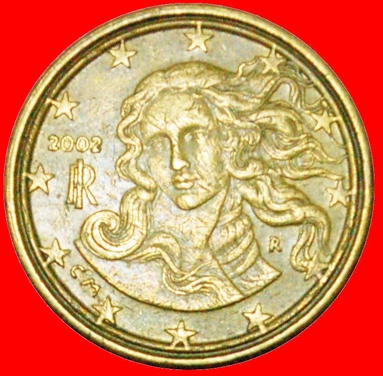 Ⰺ VENUS (2002-2025): ITALY 10 EURO CENTS 2002R ERROR RARE!, Ophalen of Verzenden, Italië, 10 cent, Losse munt