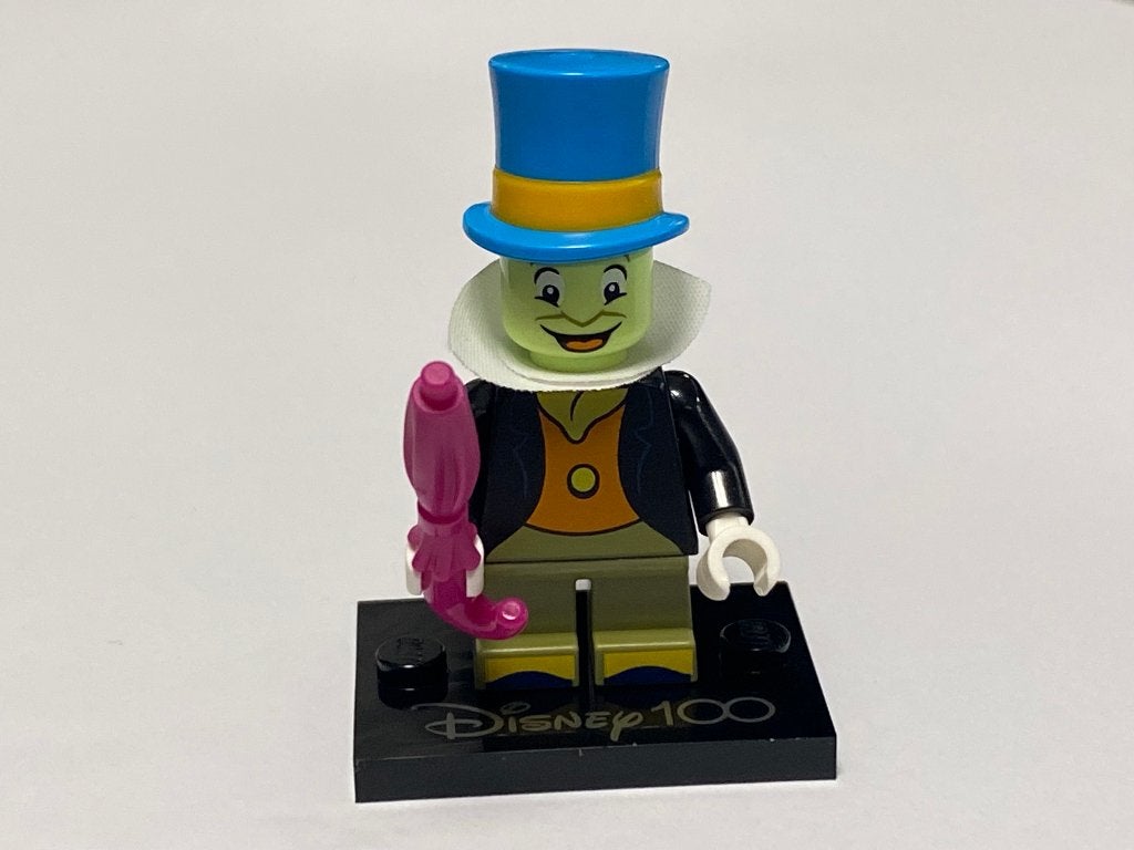 Lego Serie Disney Minifiguur coldis100-3 Jiminy Cricket, Compleet, Lego, Nieuw, Ophalen of Verzenden