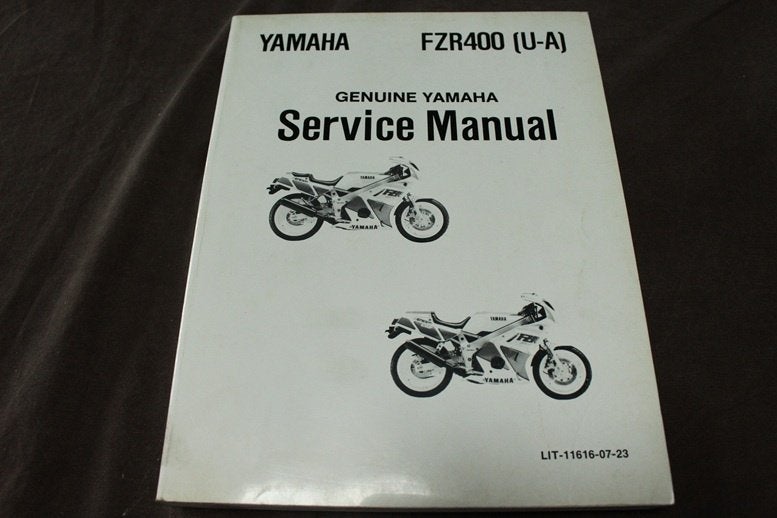 Yamaha FZR400 Genesis 1988 - 1989 motorcycle service manual, Ophalen of Verzenden, Yamaha