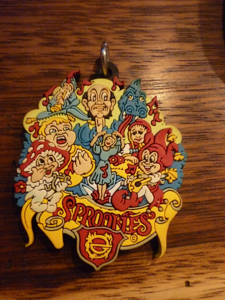 Efteling Sprookjes sleutelhanger, rubber, Verzamelen, Ophalen of Verzenden, Zo goed als nieuw, Gebruiksvoorwerp