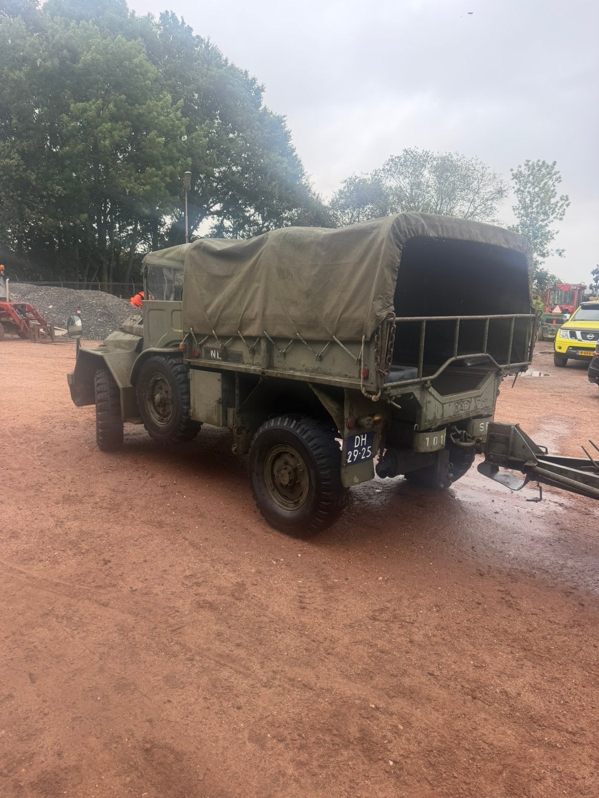 DAF YA 126 1959 Groen, 3300 kg, 2000 kg, Bedrijf, Vierwielaandrijving