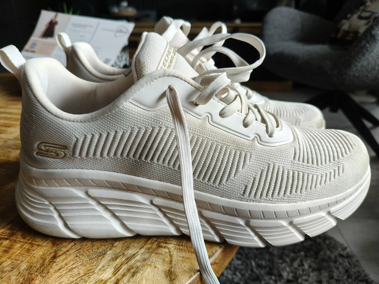 Skechers Bobs Squad sneakers - Maat 40, Skechers, Beige, Ophalen of Verzenden, Sneakers of Gympen
