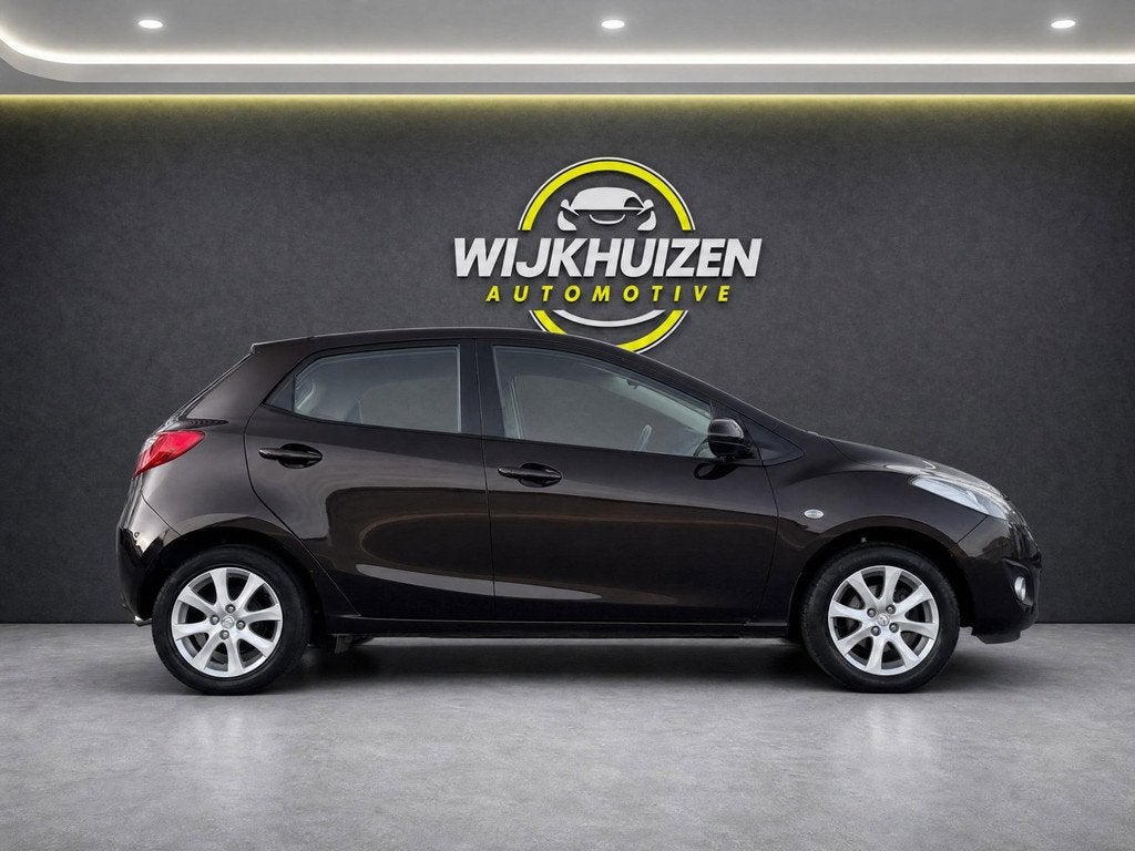 Mazda 2 1.3 GT-L met Airco ! 15 Inch ! Dealer Onderhouden !, Voorwielaandrijving, Euro 5, Stof, Gebruikt