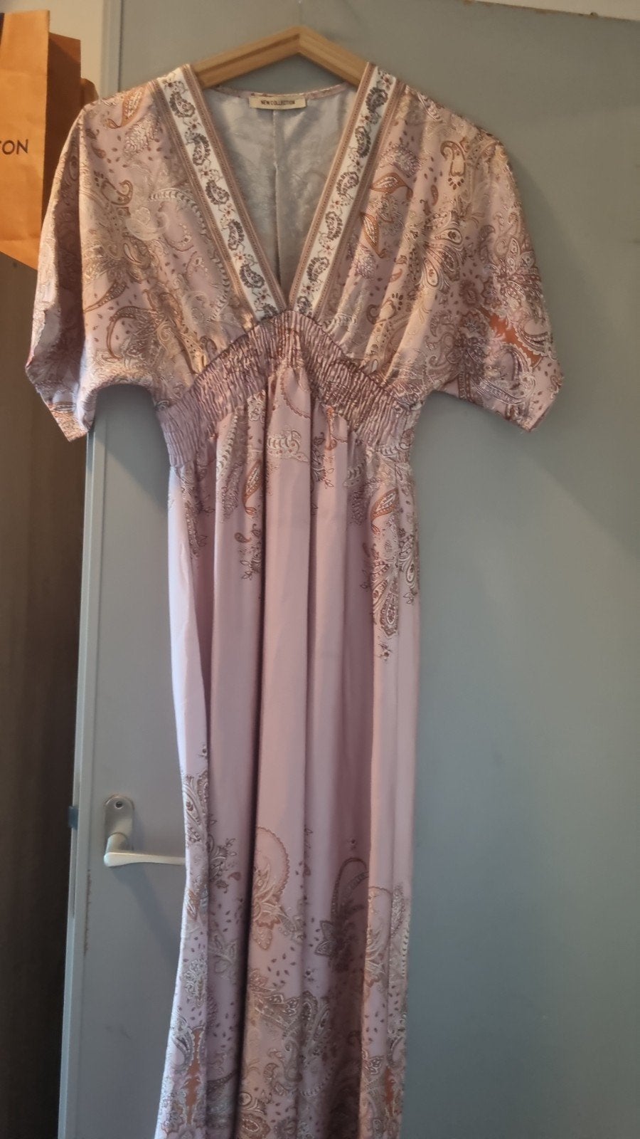 one size getailleerde jurk met paisley print, lengte 140 cm, Kleding | Dames, Jurken, Maat 38/40 (M), Ophalen of Verzenden, Zo goed als nieuw