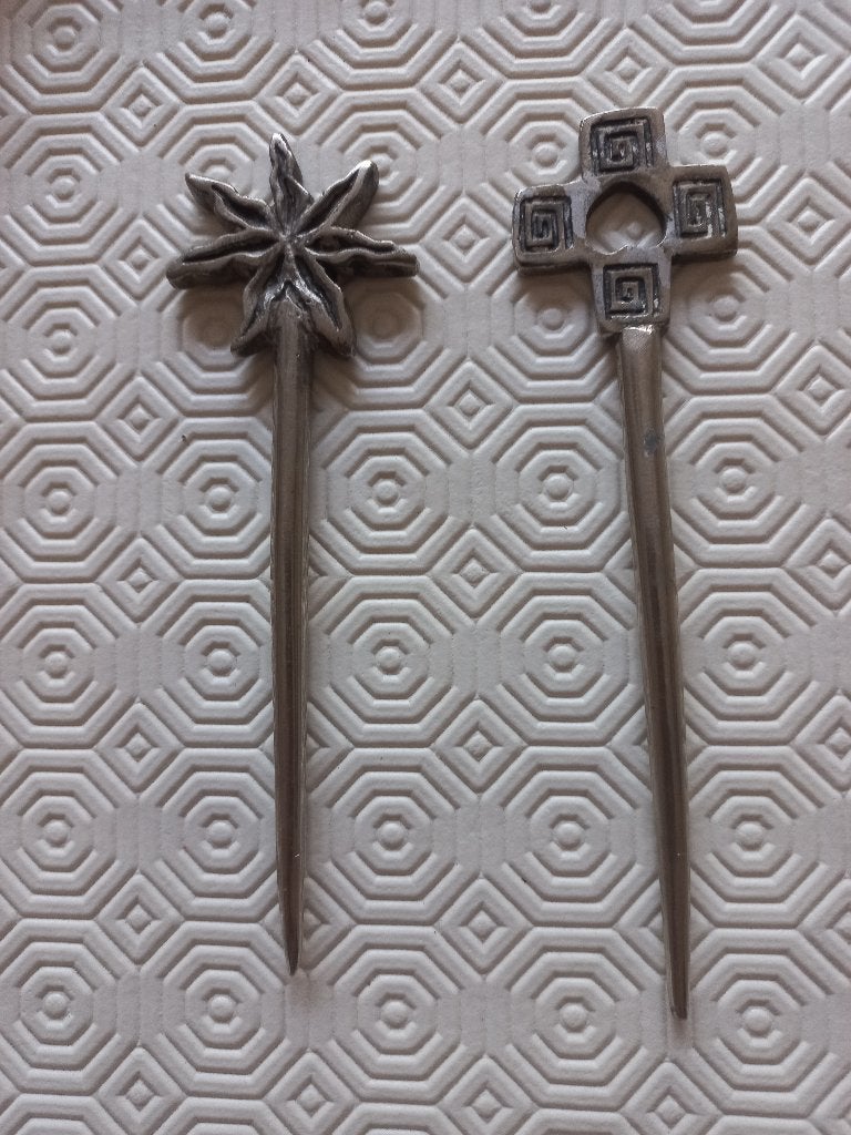Steekpin voor Fly Plaid Brooche: Steranijs en Keltisch kruis, Onbekend, Ophalen of Verzenden, Zo goed als nieuw, Dorcaswinkelkapelle@dorcas.nl