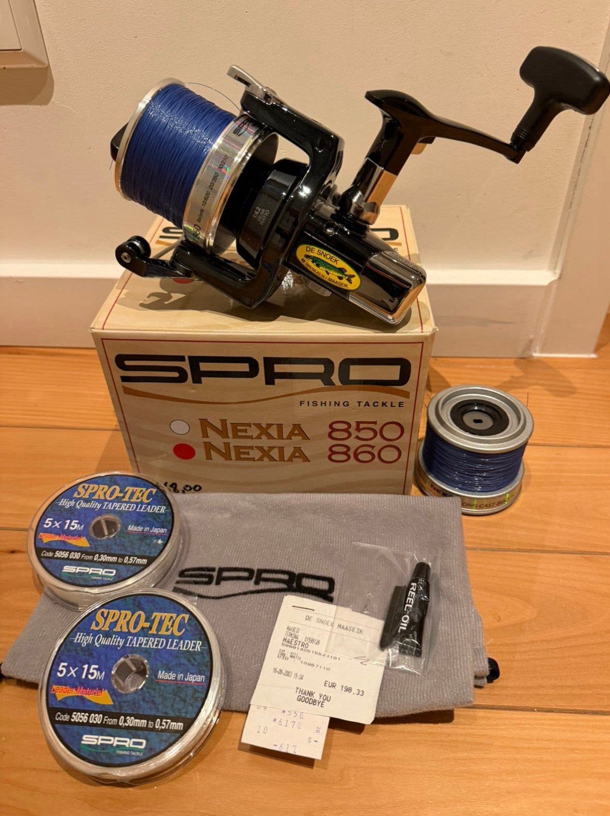 Spro Nexia 860 longcast zee molen, ongebruikt met doos, Ophalen of Verzenden, Nieuw, Molen