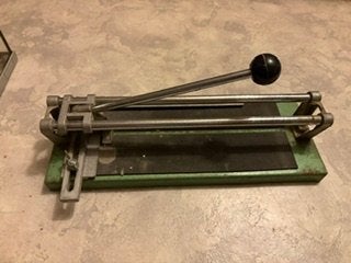tegelsnijder, Ophalen, Gebruikt, Snijgereedschap, Overige merken