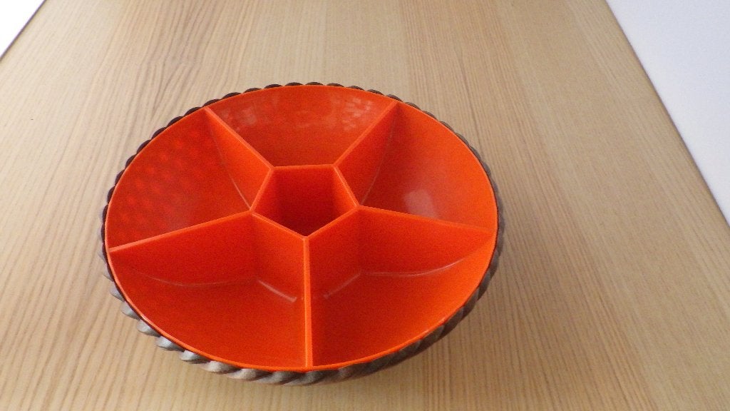 mooi retro snackschaaltje, Ophalen of Verzenden, Overige typen