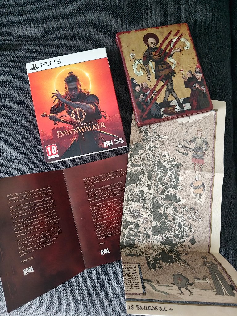 The Blood of Dawnwalker PS5 Day One Edition Steelbook, Ophalen, Vanaf 18 jaar, 1 speler, Zo goed als nieuw