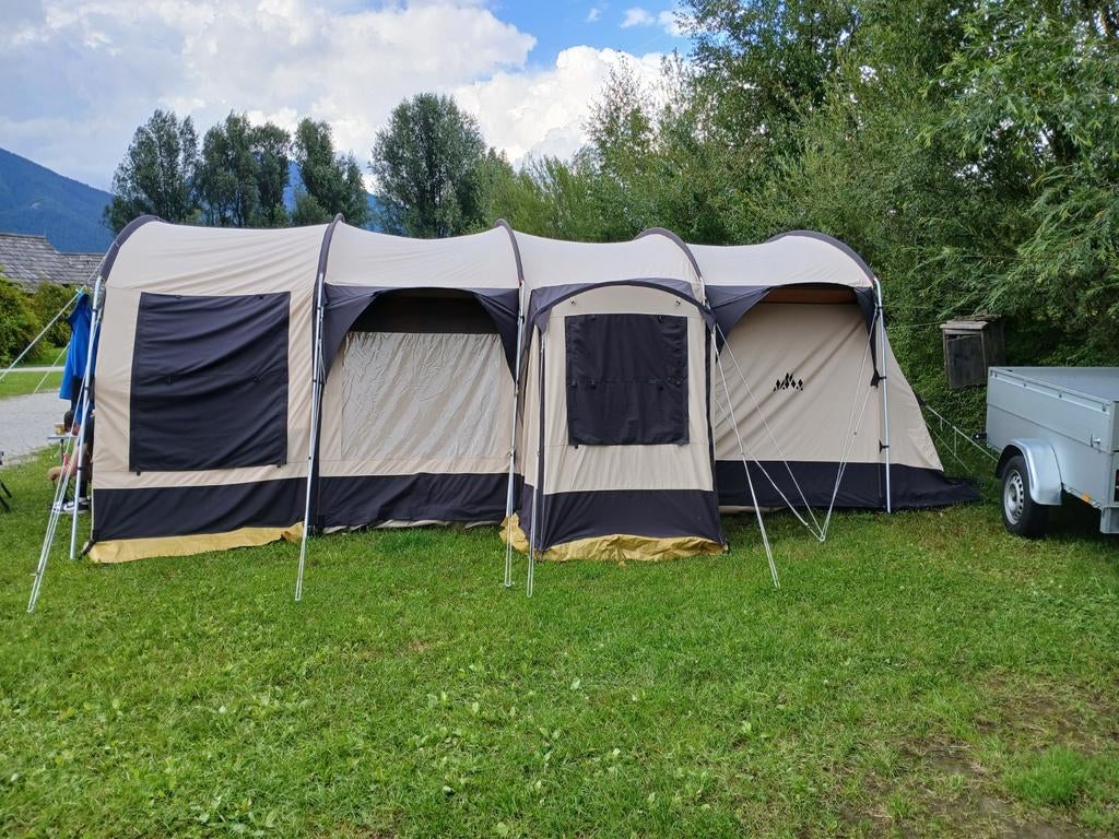 Obelink Amazonas 600 tunneltent ( 6 persoons ), Caravans en Kamperen, Tenten, Ophalen of Verzenden, Zo goed als nieuw