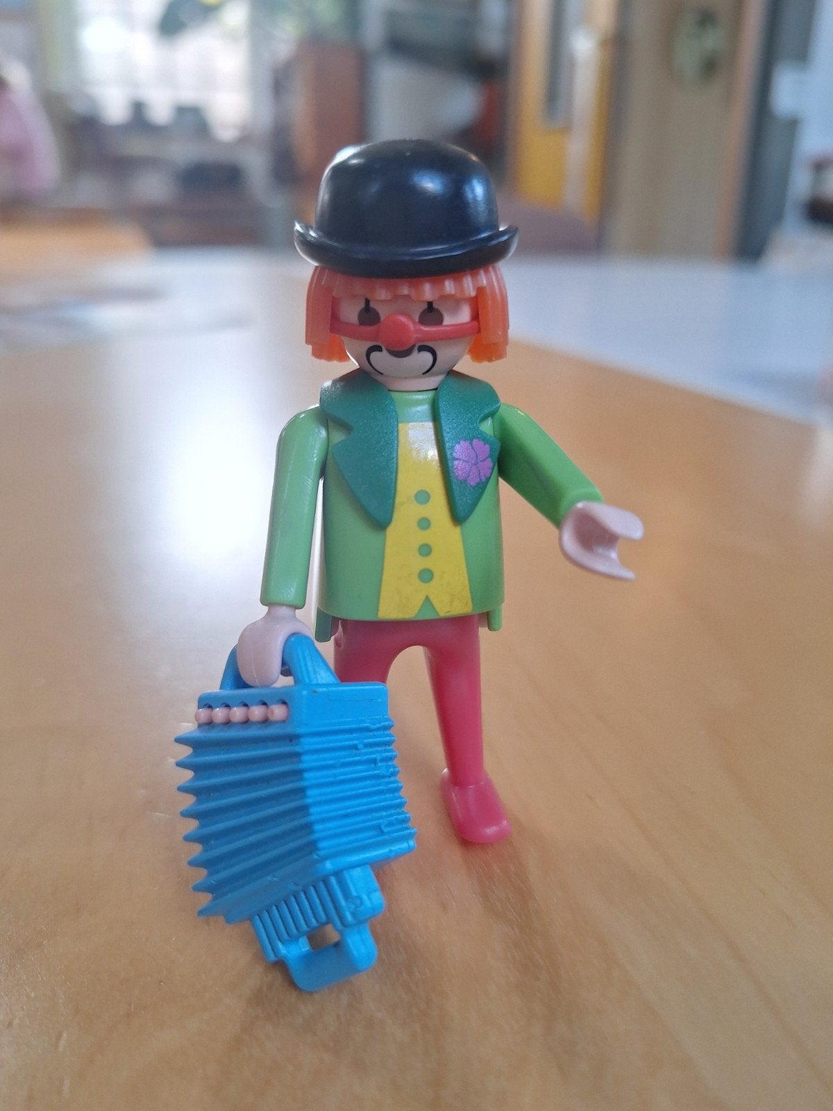 Playmobil Clown met accordeon -  3319, Kinderen en Baby's, Ophalen of Verzenden, Gebruikt, Losse onderdelen, Figuren