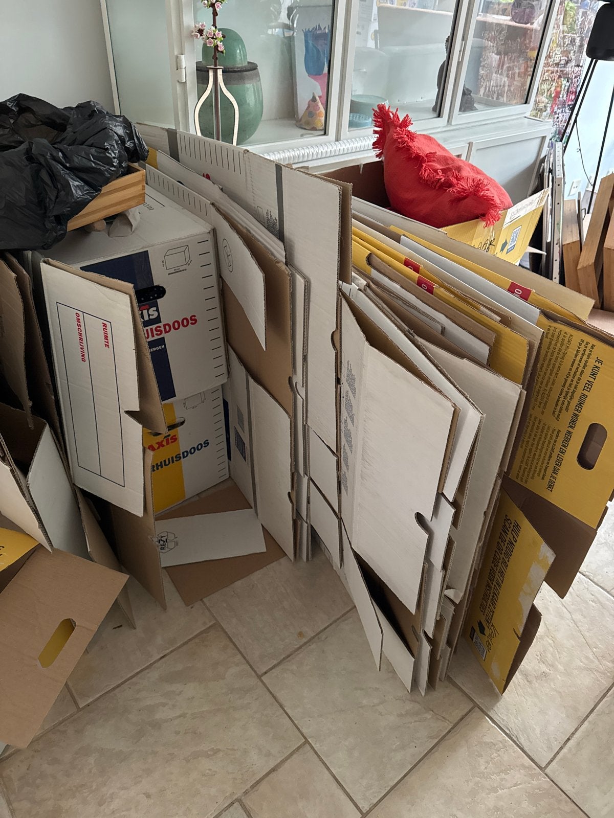 Verhuisdozen en opslagdozen - Diverse maten, Ophalen, 40 tot 60 cm, Opvouwbaar, 50 tot 75 cm
