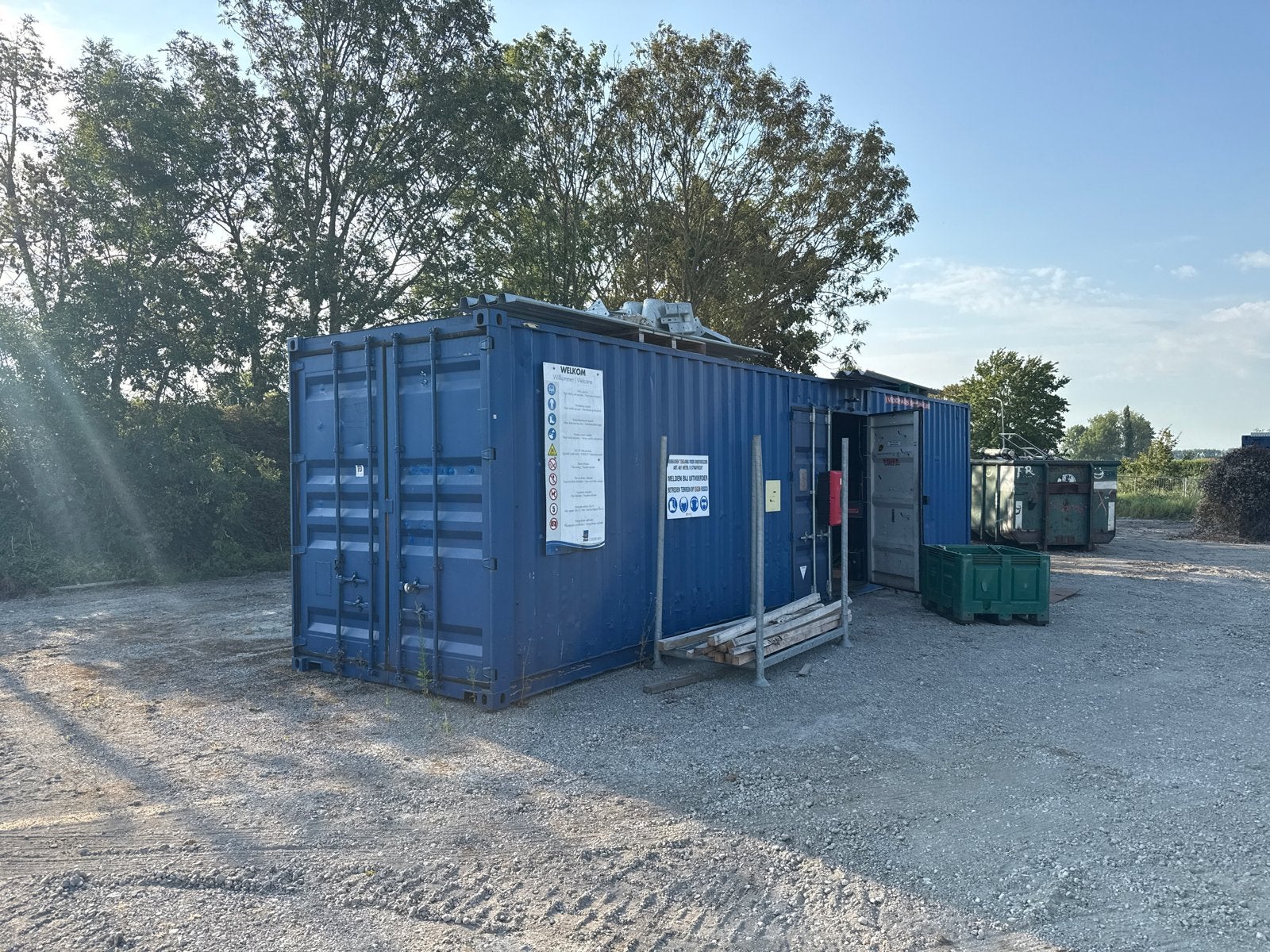 Robuuste 40ft zeecontainer - Leeg en glad opgeleverd, Ophalen
