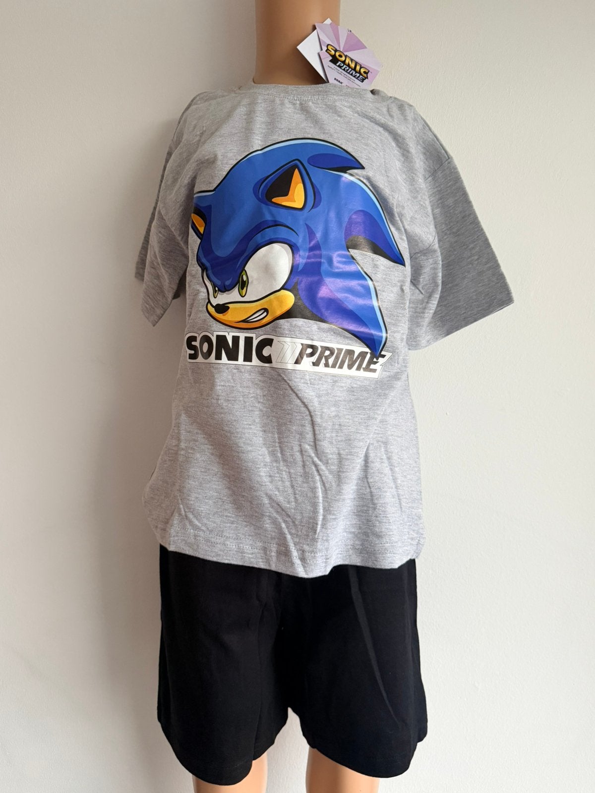 Nieuw Sonic Prime zomerset – maat 128/134, Kinderen en Baby's, Ophalen of Verzenden, Nieuw, Jongen, Setje