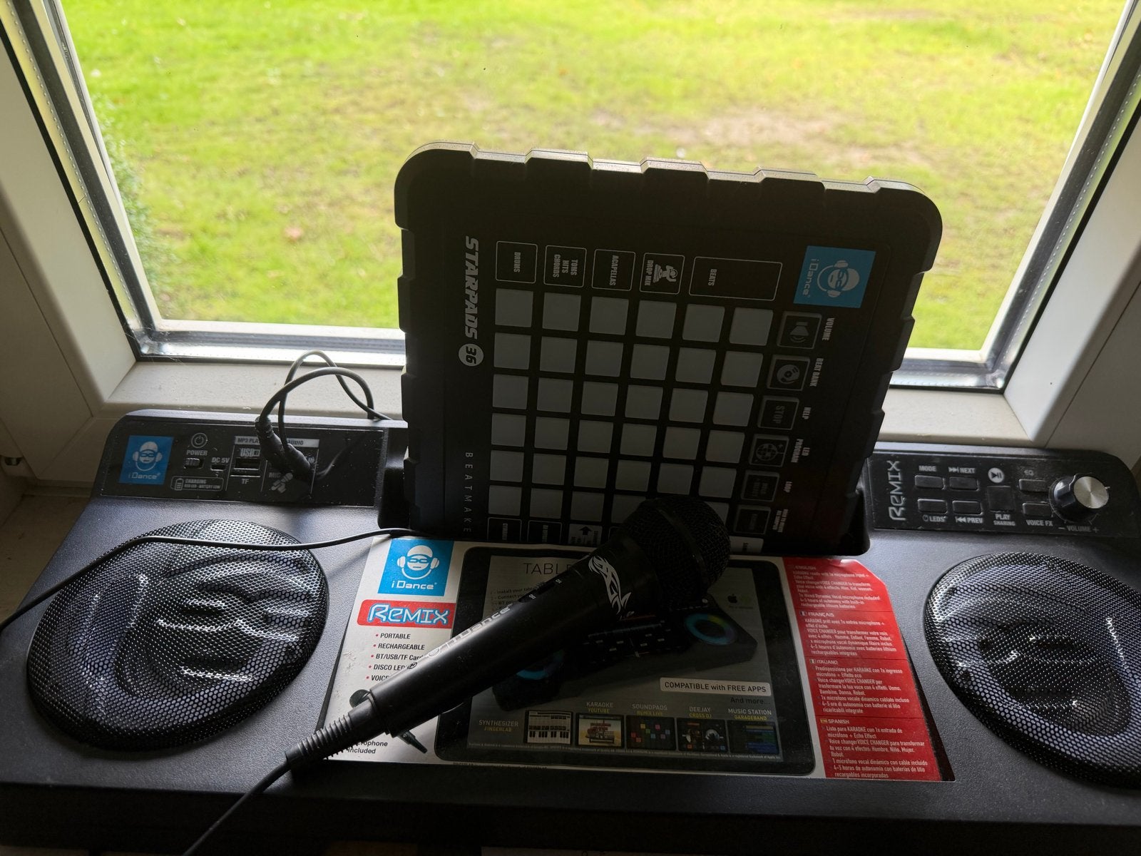 iDance Remix DJ-set met StarPads 36 en microfoon, Ophalen of Verzenden, Gebruikt, Dj-set, Overige merken