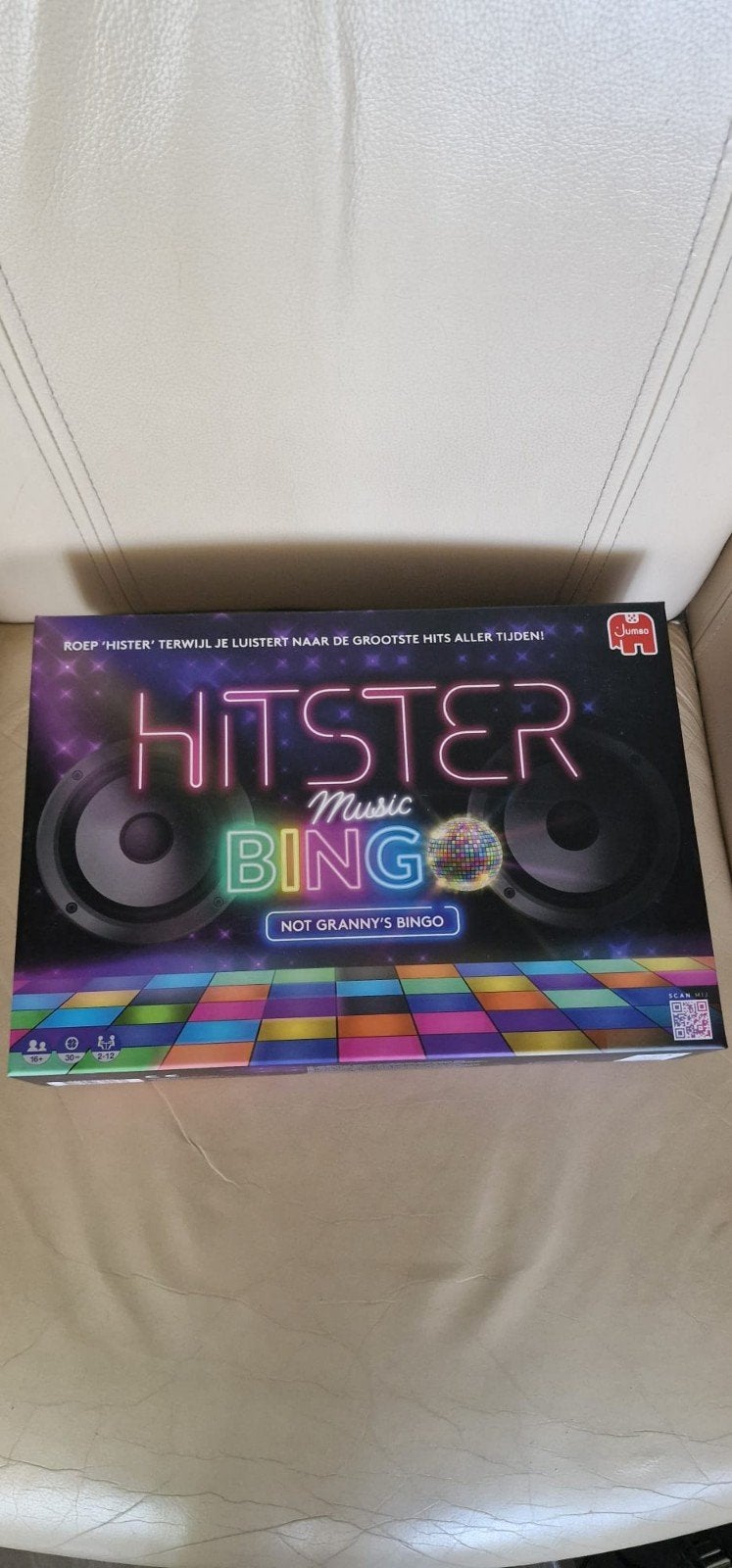 Hitster Music Bingo - Het ultieme muziekbingospel, Een of twee spelers, Ophalen of Verzenden, Zo goed als nieuw, Jumbo