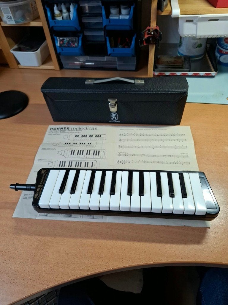 Hohner Melodica Cassotto 26 met koffer en instructieboekje, Muziek en Instrumenten, Ophalen, Gebruikt, Overige typen, Met koffer of doosje
