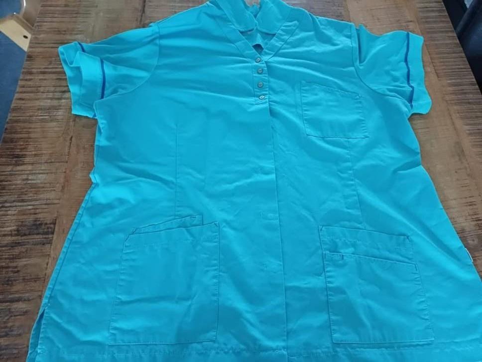 Zorgpolo van Van Berkel, maat 2XL, Kleding | Dames, Blauw, Maat 46/48 (XL) of groter, Ophalen of Verzenden, Korte mouw