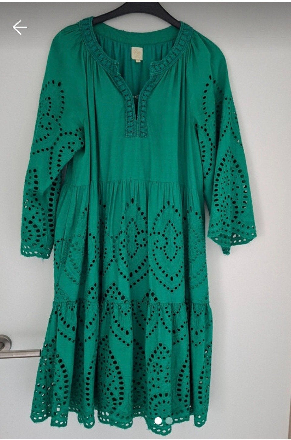 Groene jurk maat S/M Ryy Australia, Ophalen of Verzenden, Zo goed als nieuw, Maat 38/40 (M), Groen