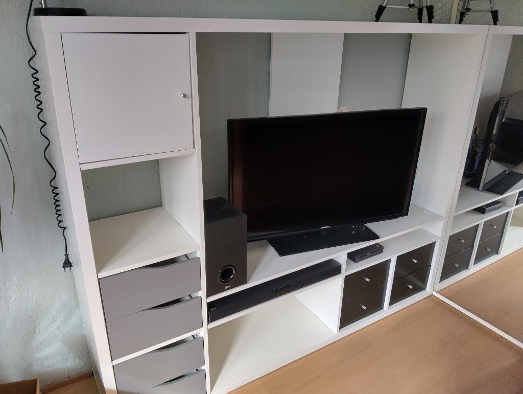 Ïkea lappland tv expedit, Ophalen, Gebruikt, 150 tot 200 cm, Minder dan 100 cm