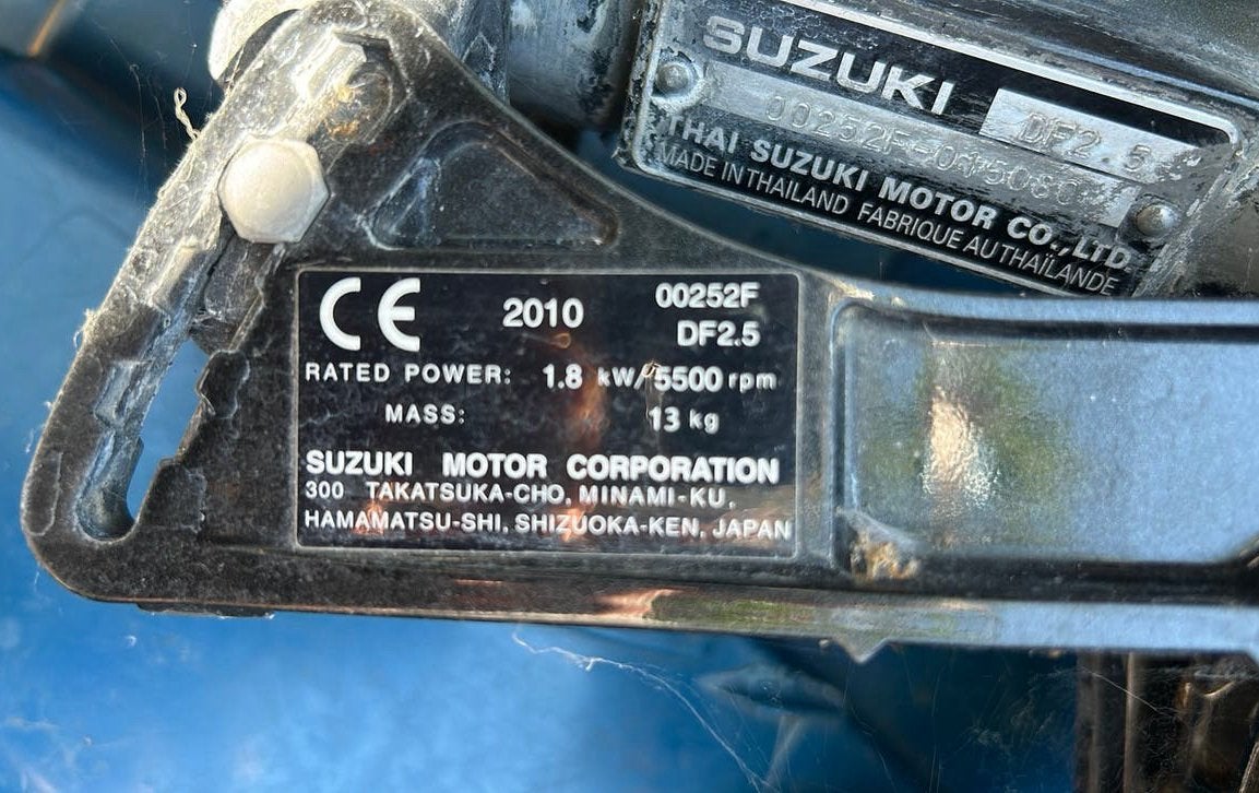 Suzuki 2.5 pk uit 2010 - defect, Ophalen, Gebruikt, Motor en Techniek