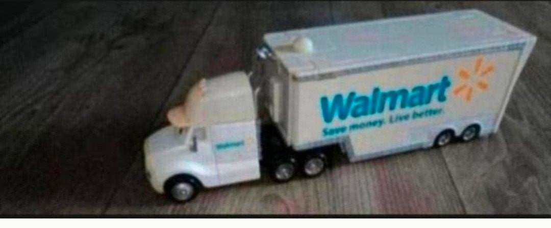 🚛zeldzame cars vrachtwagen: walmart hauler, Verzenden, Zo goed als nieuw