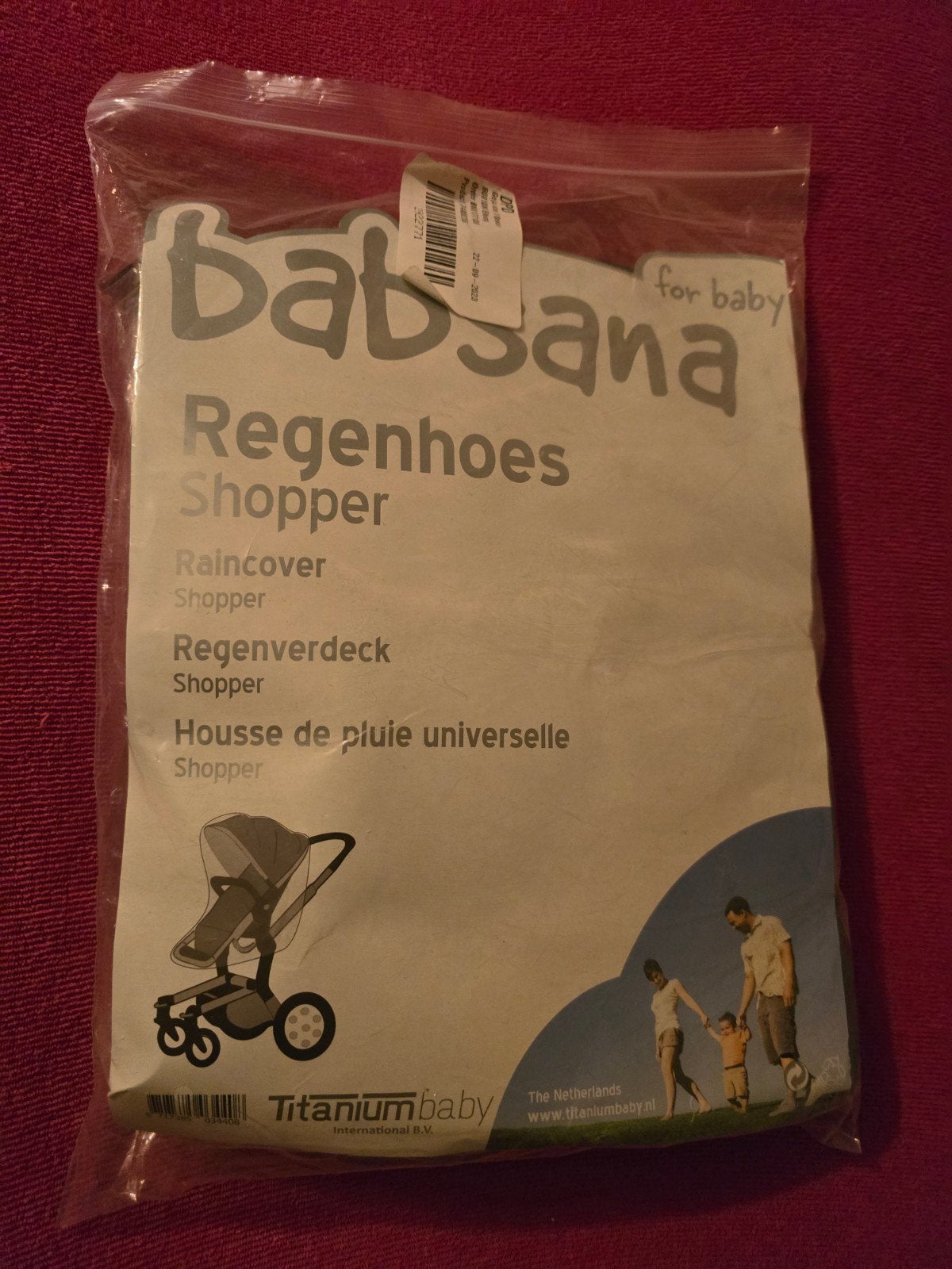 Babysana Regenhoes Shopper - Nieuw in verpakking, Ophalen of Verzenden, Nieuw, Overige merken, Regenhoes