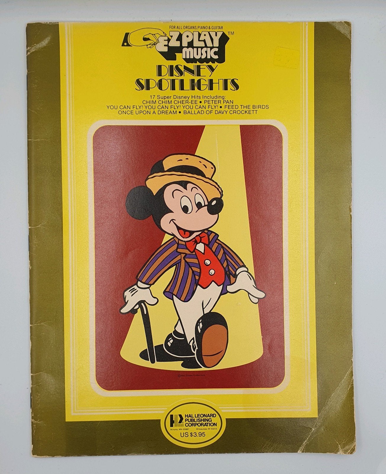 Te koop: Disney Music E-Z Play Spotlights bladmuziekboek, Gebruikt, Gitaar, Overige genres, Ophalen of Verzenden