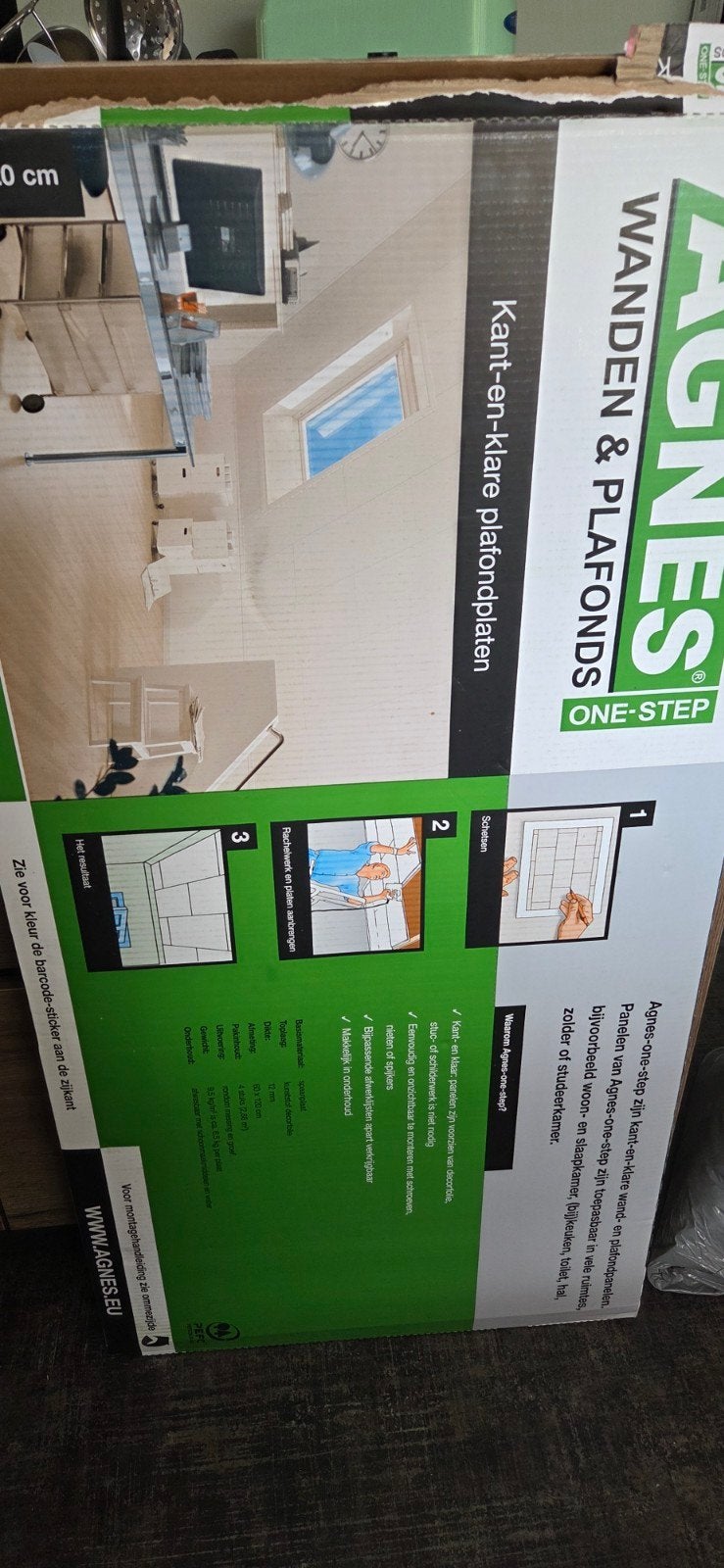 agnesplaten grof stuc 120x60, Doe-het-zelf en Verbouw, Platen en Panelen, Ophalen, Nieuw