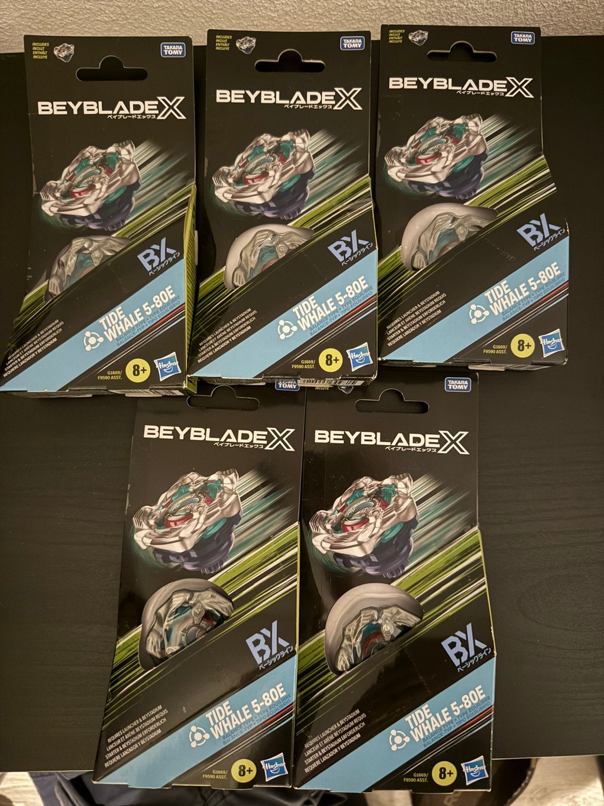 5x Beyblade X - Tide Whale - Nieuw!, Ophalen of Verzenden, Nieuw, Jongen of Meisje