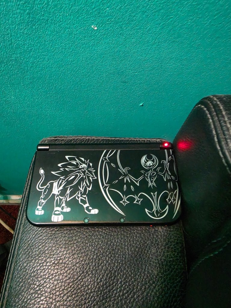 3ds xl sun & moon, Ophalen of Verzenden, Gebruikt, Zwart, 3DS XL