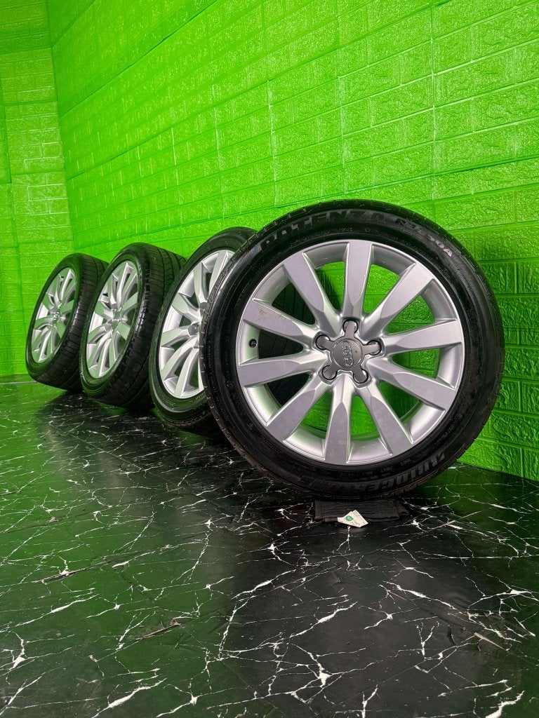 Originele Audi A4 S4 A5 S5 Caddy velgen 17" 5x112 zomer 8mm!, Niet ingevuld, Banden en Velgen, Niet ingevuld, 17 inch