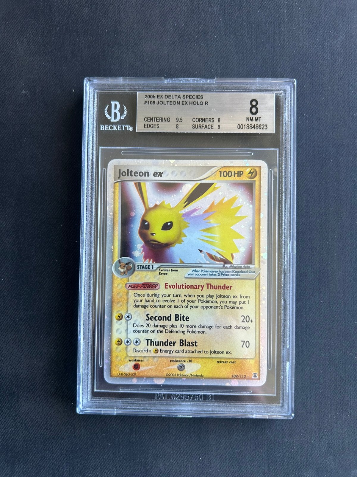 Jolteon EX BGS8, Ophalen of Verzenden, Zo goed als nieuw