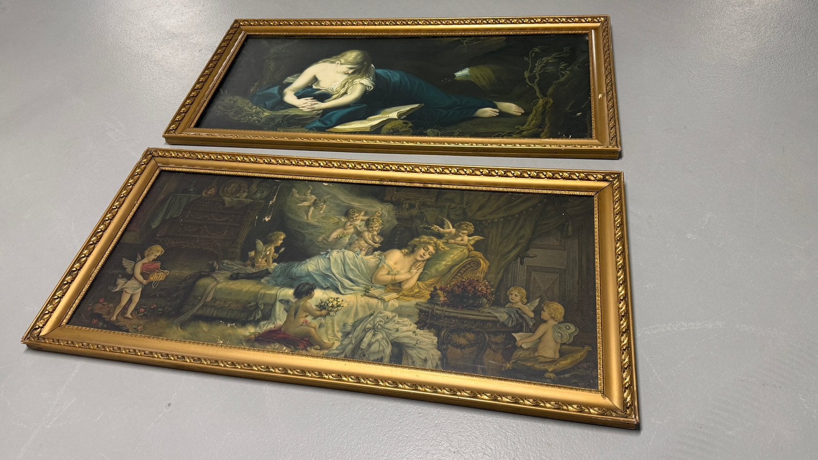 2 grote antieke lijsten, Ophalen