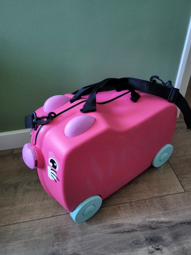 Kinderkoffer, Gebruikt, Hard kunststof, Minder dan 50 cm, Minder dan 35 cm