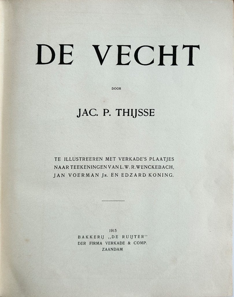 Verkade album De Vecht / 1915 !!, Boeken, Ophalen of Verzenden