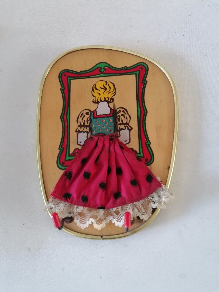 17x12 cm groot vintage sleutelrekje, Antiek en Kunst, Ophalen of Verzenden