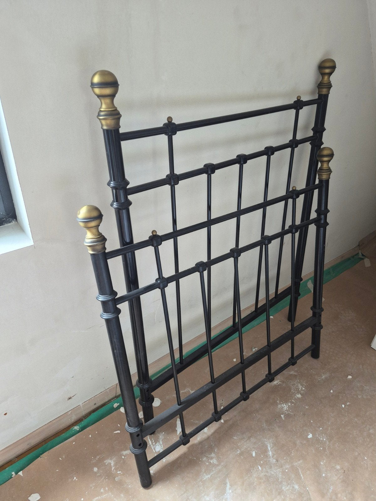 Eenpersoonsbed antiek model, Huis en Inrichting, Slaapkamer | Bedden, Ophalen, Gebruikt, 90 cm, Eenpersoons