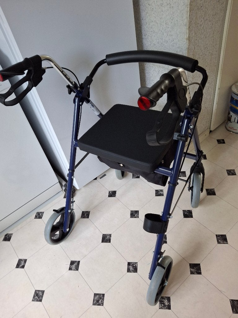 Rollator Mobilex Impala, Ophalen, Opvouwbaar, Zo goed als nieuw