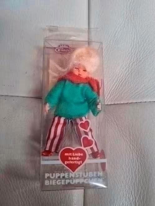 Caco buigpopje 8 cm, handgemaakt, Ophalen of Verzenden