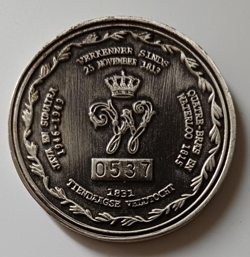 Regiment huzaren coin,huzaren, Verzamelen, Ophalen of Verzenden, Landmacht, Nederland, Embleem of Badge