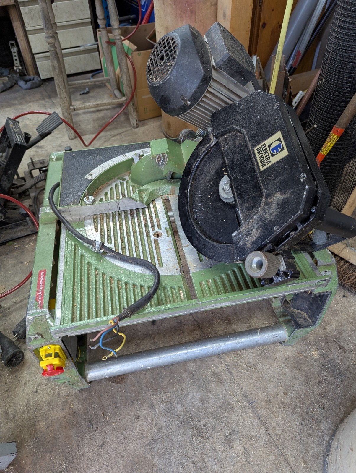 Elektra Beckum KGT500 flipover zaag voor onderdelen, Ophalen, Elektra Beckum / Metabo, Gebruikt, 70 mm of meer