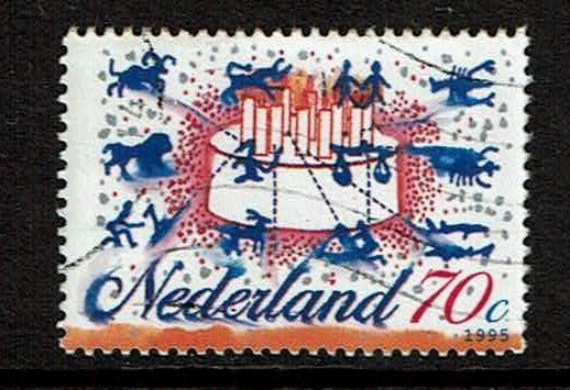 Nederland plaatfout NVPH Mast 1646 p gestempeld 4, Verzenden, Na 1940, Gestempeld